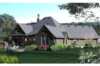 European House Plan #9401-00005 Elevation Photo