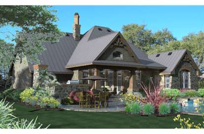 European House Plan #9401-00005 Elevation Photo