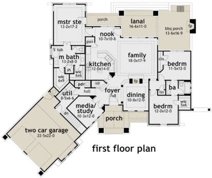 House Plan House Plan #15407 Drawing 1