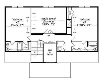 Floorplan 2 for House Plan #5458-00056