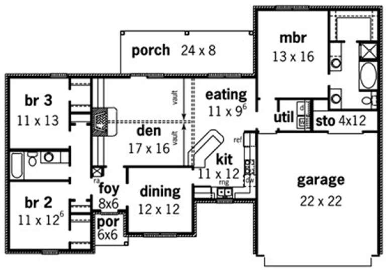 House Plan House Plan #15410 Drawing 1