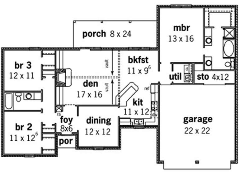 House Plan House Plan #15411 Drawing 1