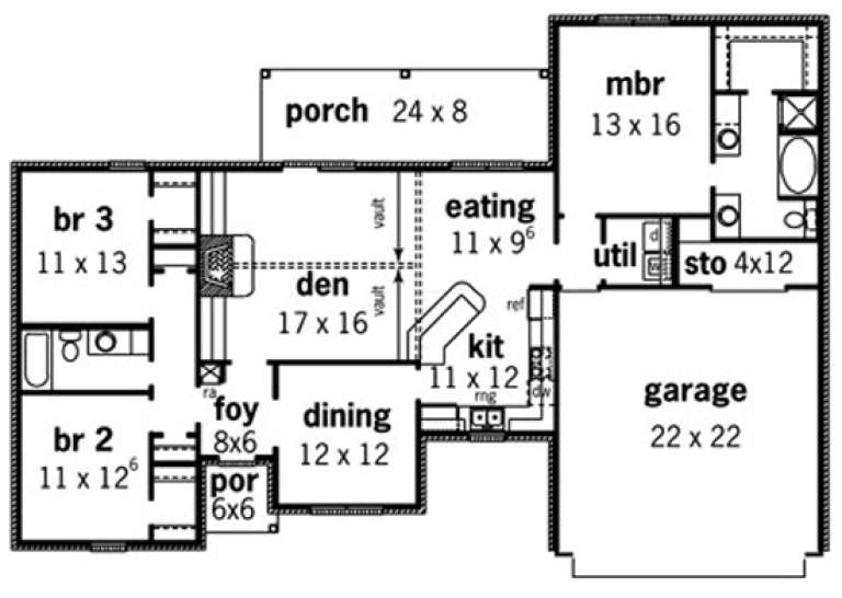 House Plan House Plan #15415 Drawing 1