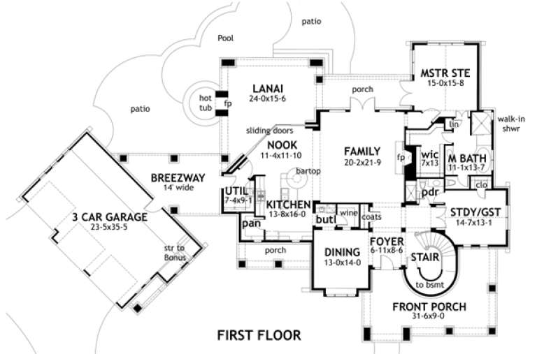 House Plan House Plan #15418 Drawing 1