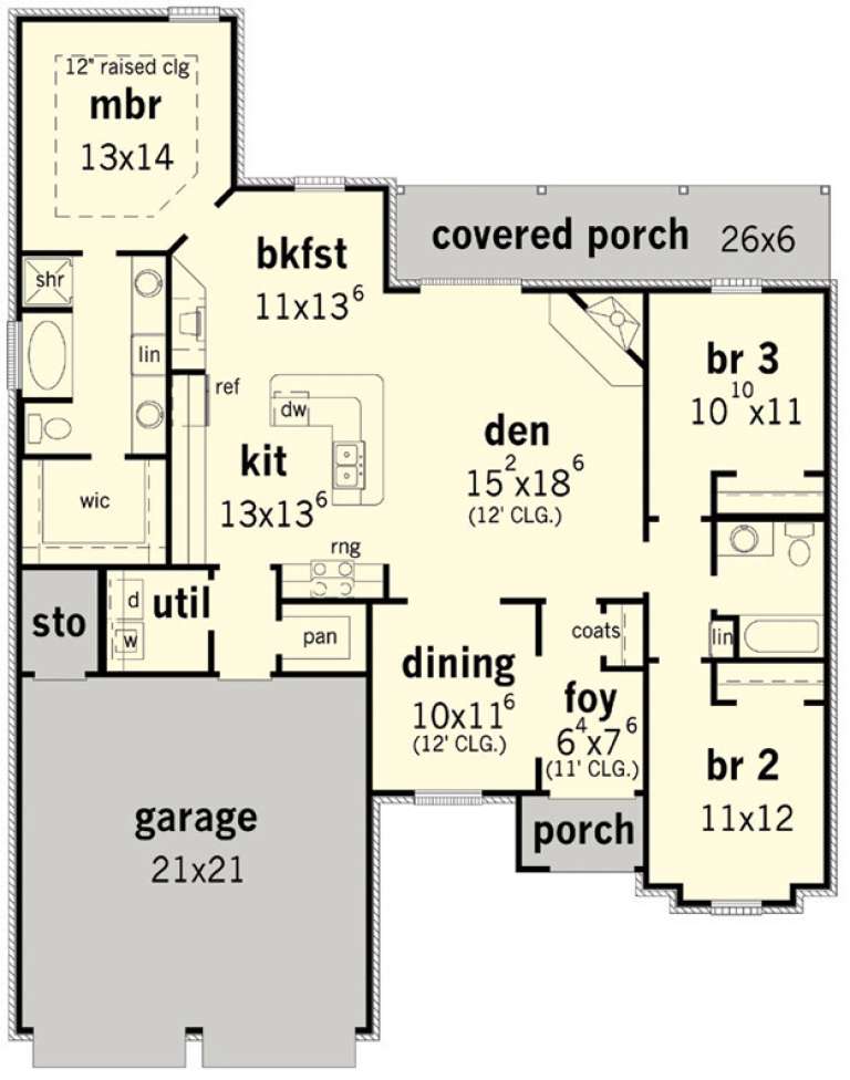 House Plan House Plan #15420 Drawing 1