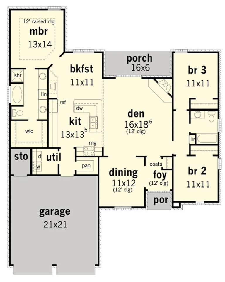 House Plan House Plan #15421 Drawing 1