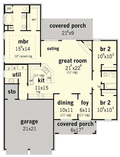 Floorplan1 for House Plan #9035-00162