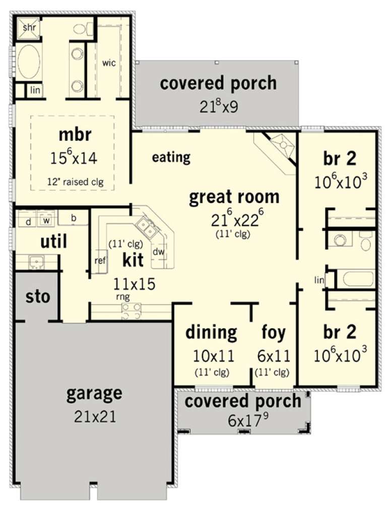 House Plan House Plan #15422 Drawing 1