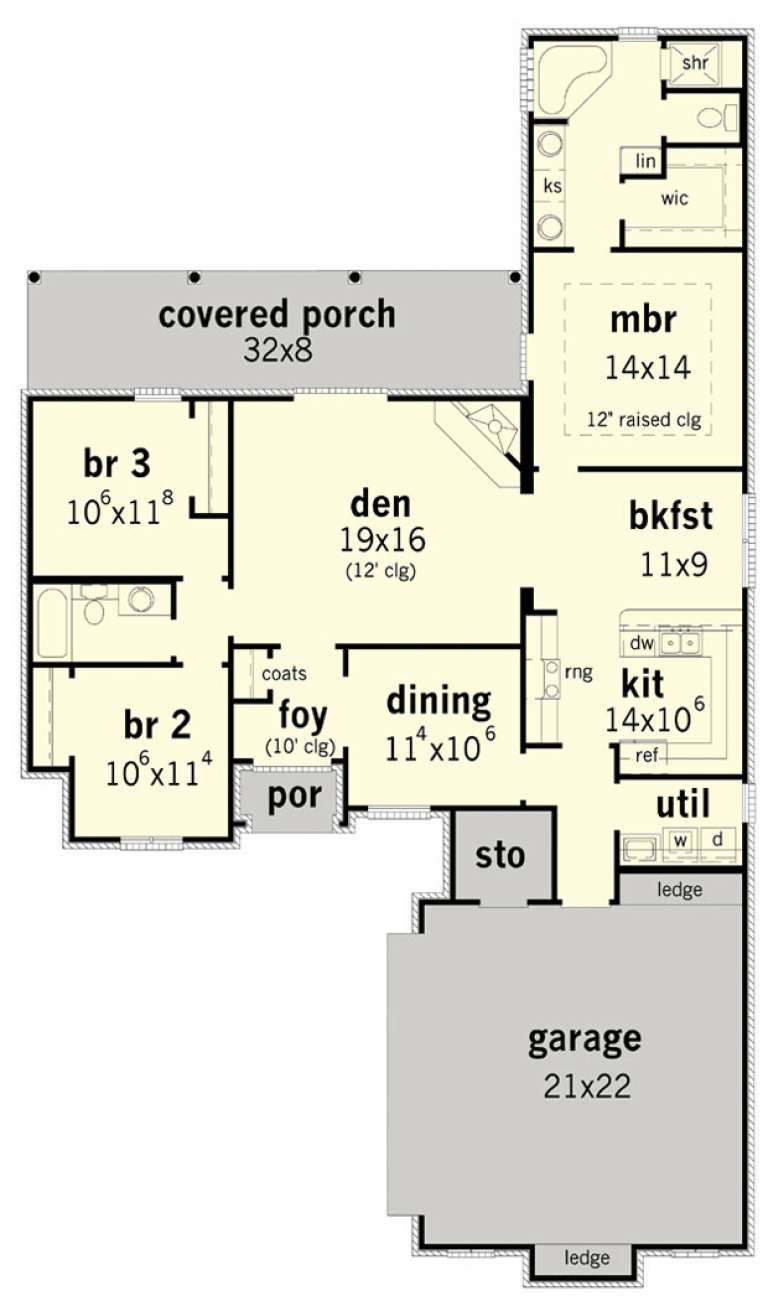 House Plan House Plan #15423 Drawing 1