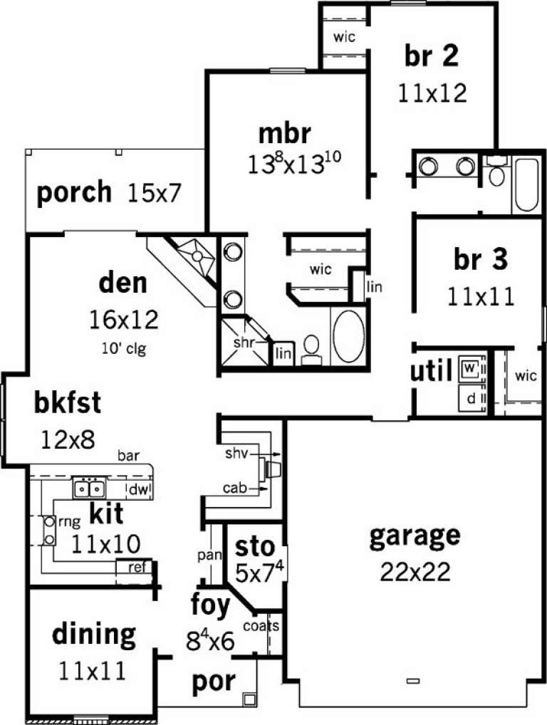 House Plan House Plan #15425 Drawing 1