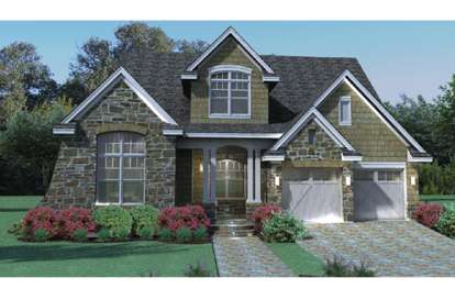 European House Plan #9401-00007 Elevation Photo