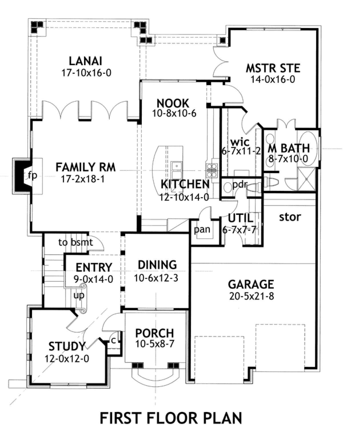 Main Floor for House Plan #9401-00007