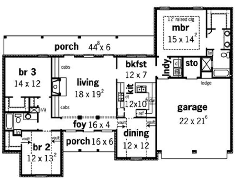 House Plan House Plan #15432 Drawing 1
