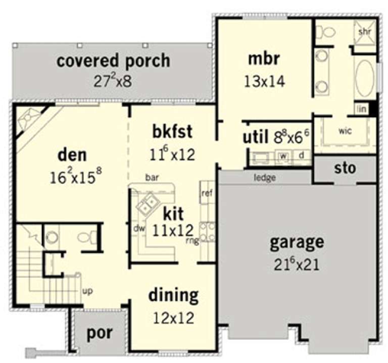 House Plan House Plan #15438 Drawing 1