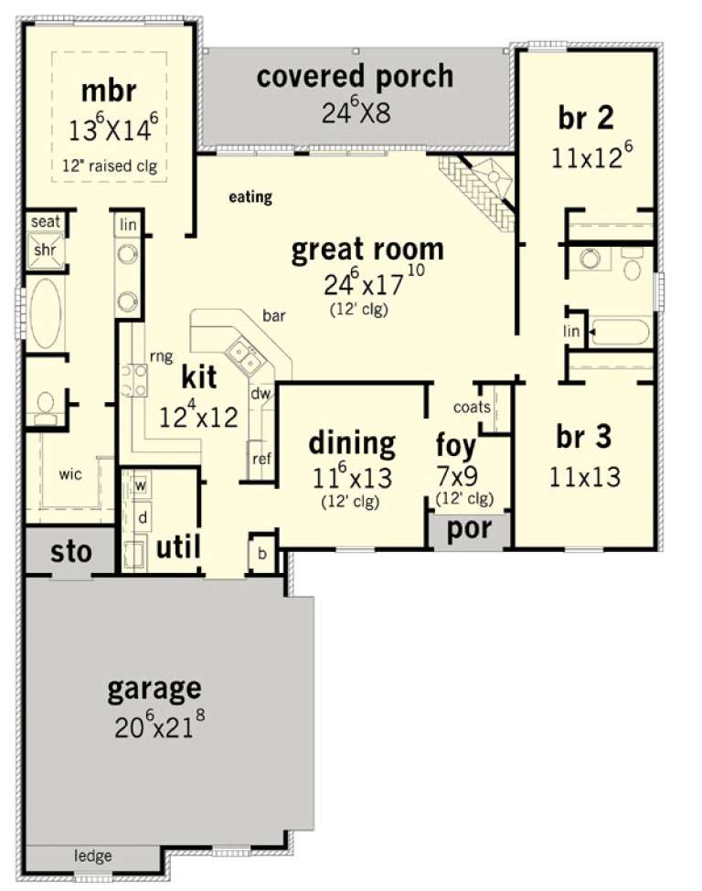 House Plan House Plan #15439 Drawing 1