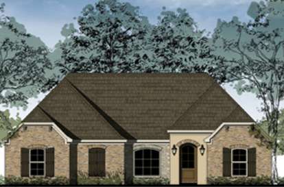 Southern House Plan #9035-00180 Elevation Photo