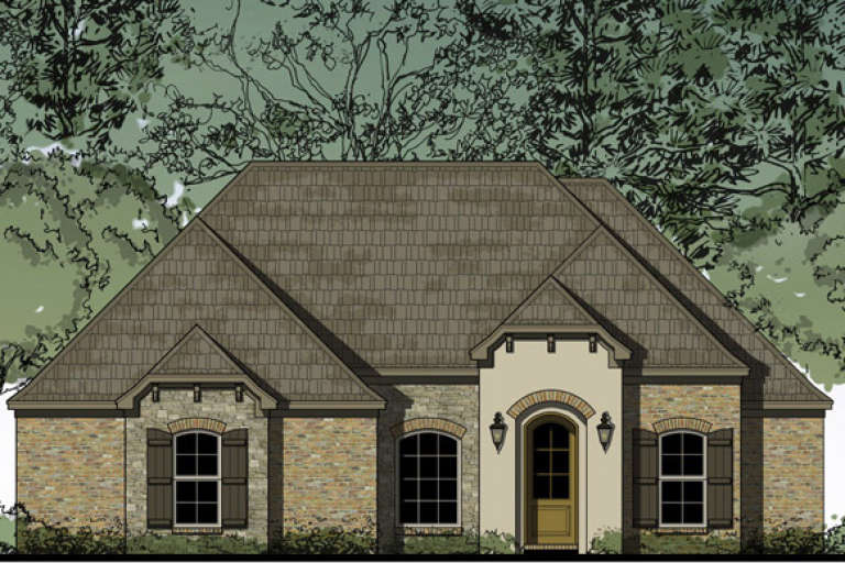 House Plan House Plan #15442 Front Elevation