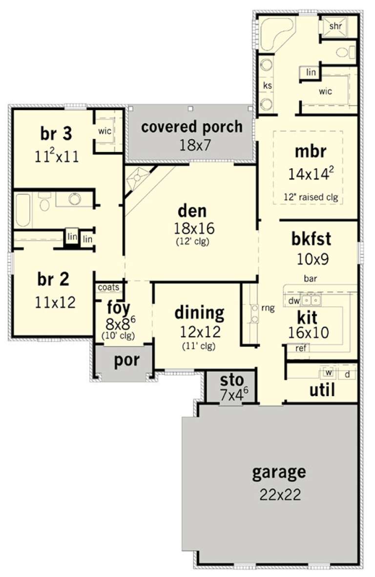 House Plan House Plan #15443 Drawing 1