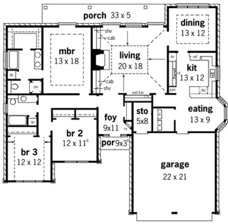 House Plan House Plan #15447 Drawing 1