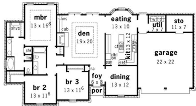 House Plan House Plan #15448 Drawing 1