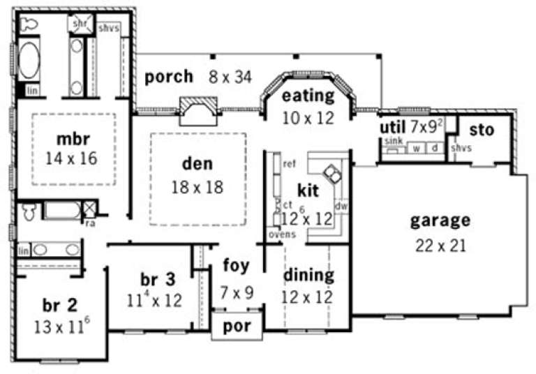 House Plan House Plan #15453 Drawing 1