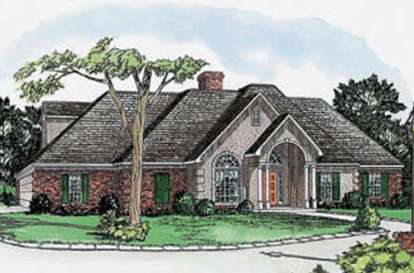 Ranch House Plan #9035-00194 Elevation Photo