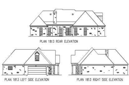 Ranch House Plan #9035-00194 Elevation Photo