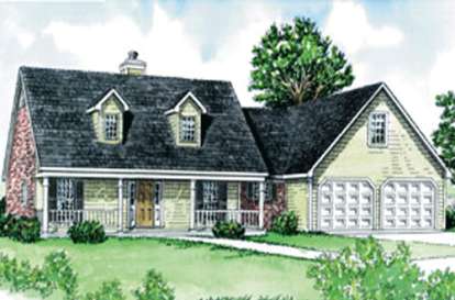 3 Bed, 2 Bath, 1886 Square Foot House Plan - #9035-00201