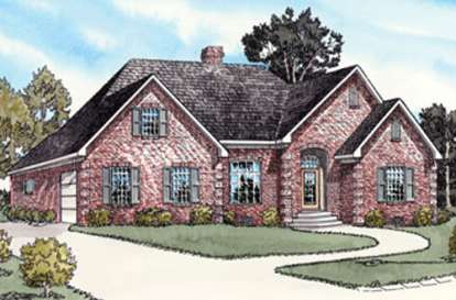 Southern House Plan #9035-00202 Elevation Photo