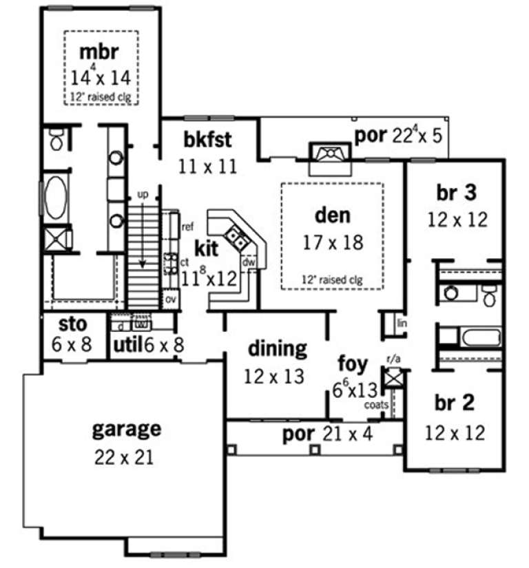 House Plan House Plan #15464 Drawing 1