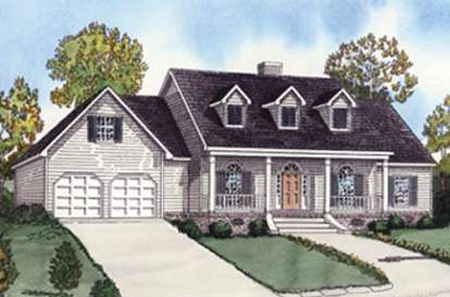 Ranch House Plan #9035-00205 Elevation Photo