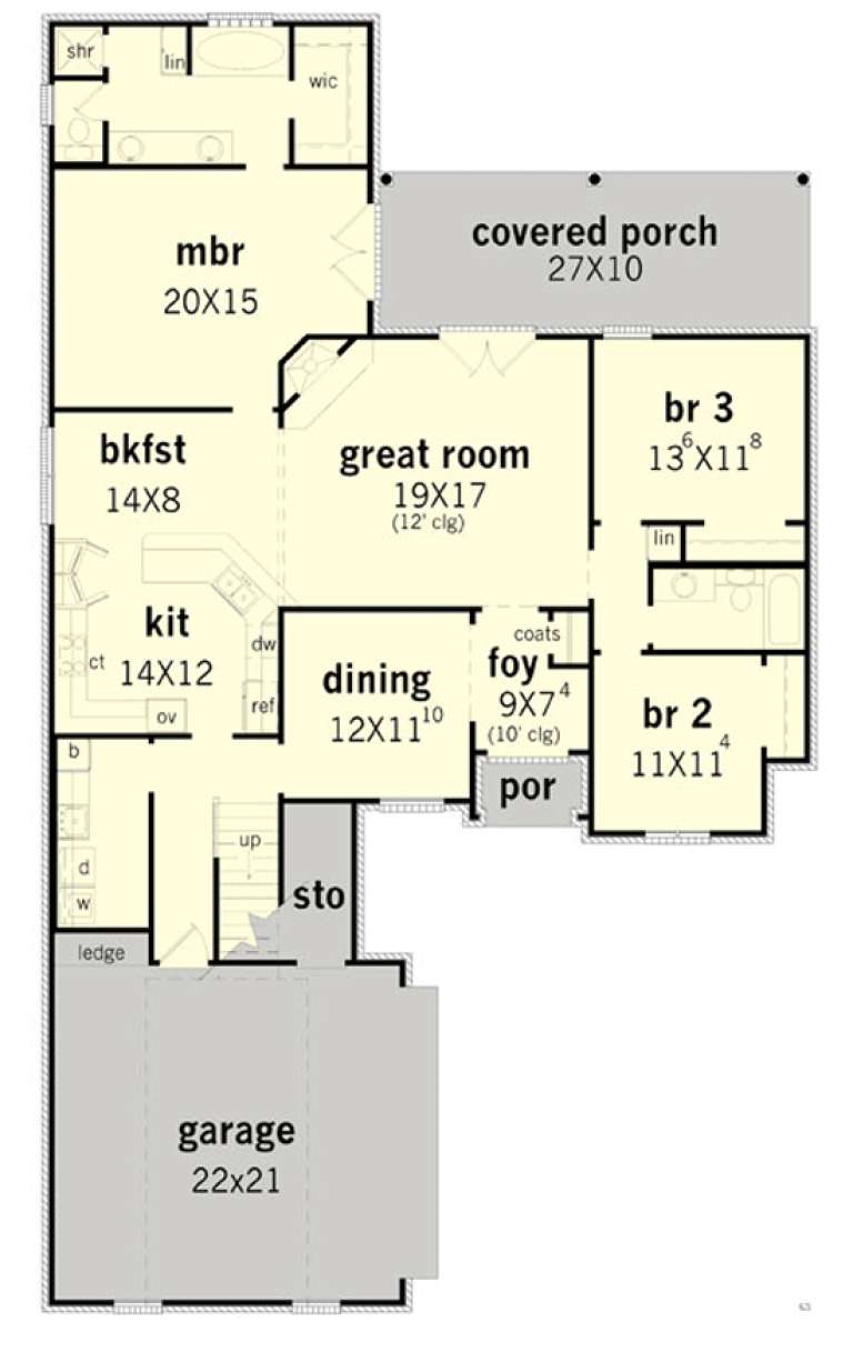 House Plan House Plan #15468 Drawing 1