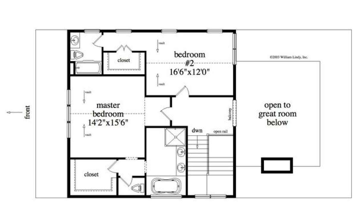 Floorplan 2 for House Plan #957-00057