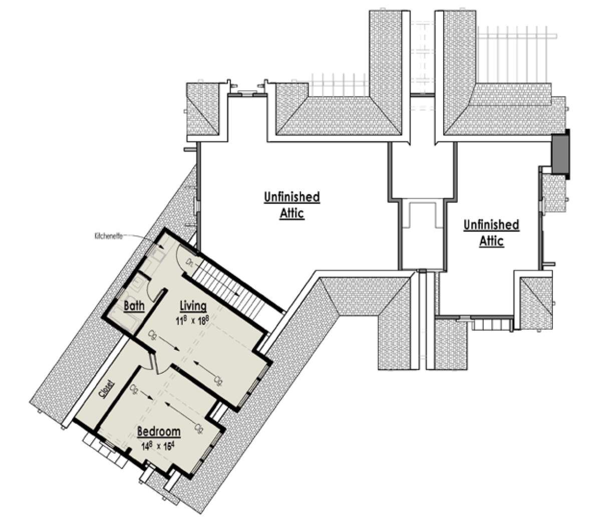 Floorplan 2 for House Plan #7806-00012