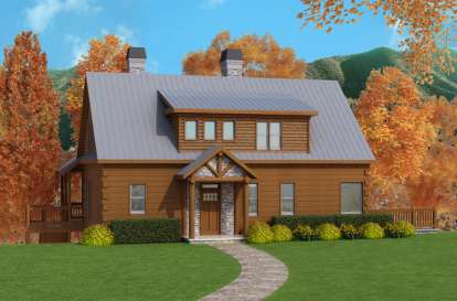 Mountain House Plan #957-00058 Elevation Photo