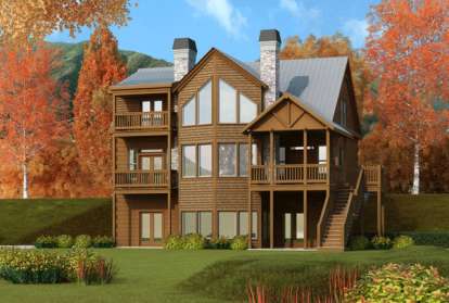 Mountain House Plan #957-00058 Elevation Photo