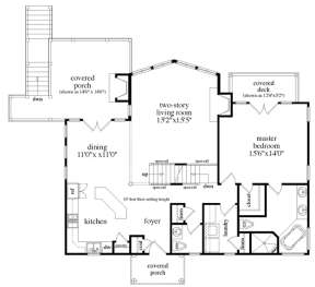 Floorplan 1 for House Plan #957-00058