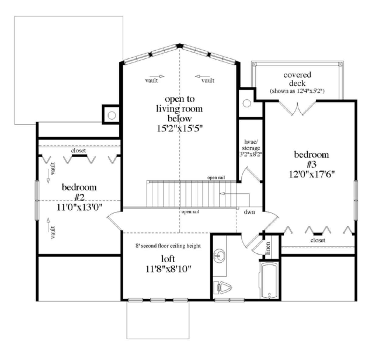 Floorplan 2 for House Plan #957-00058