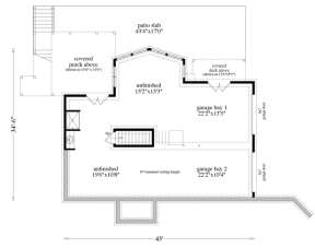 Floorplan 3 for House Plan #957-00058