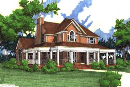 Farmhouse House Plan #9401-00008 Elevation Photo