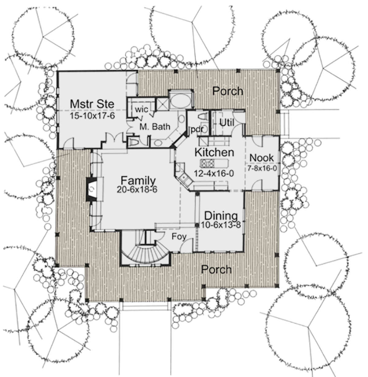 Main Floor for House Plan #9401-00008