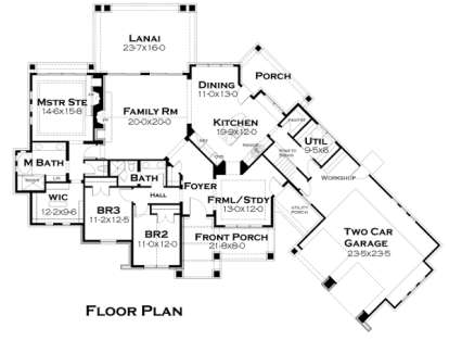 Main Floor for House Plan #9401-00011