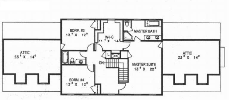 House Plan House Plan #1548 Drawing 2