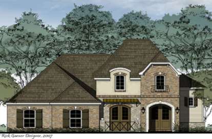 French Country House Plan #9035-00212 Elevation Photo