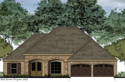 European House Plan #9035-00213 Elevation Photo