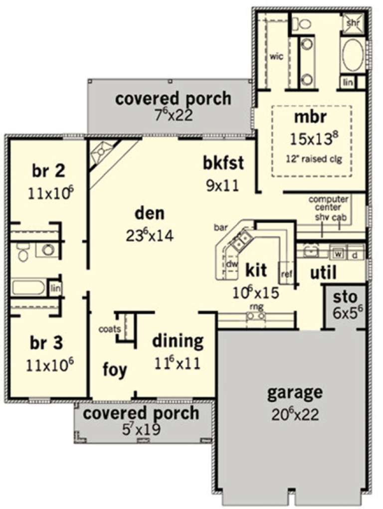House Plan House Plan #15481 Drawing 1