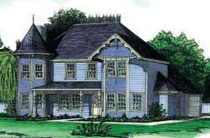 Country House Plan #9035-00215 Elevation Photo