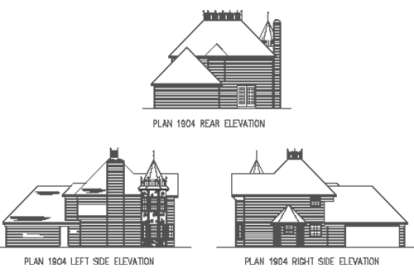 Country House Plan #9035-00215 Elevation Photo