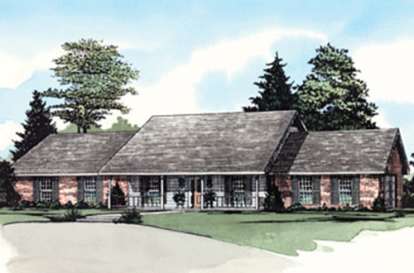 Country House Plan #9035-00217 Elevation Photo