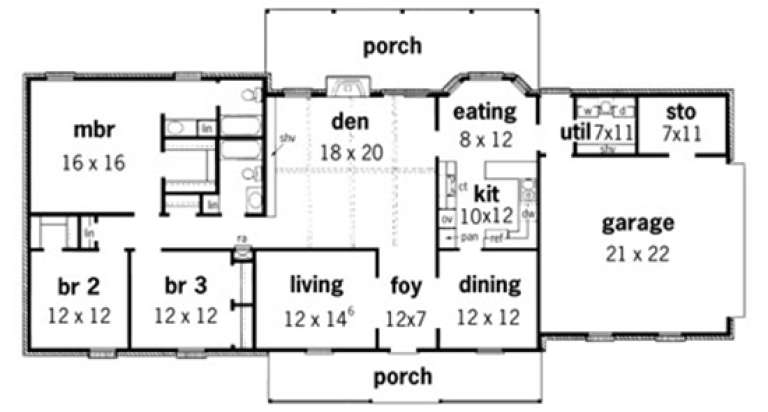 House Plan House Plan #15485 Drawing 1